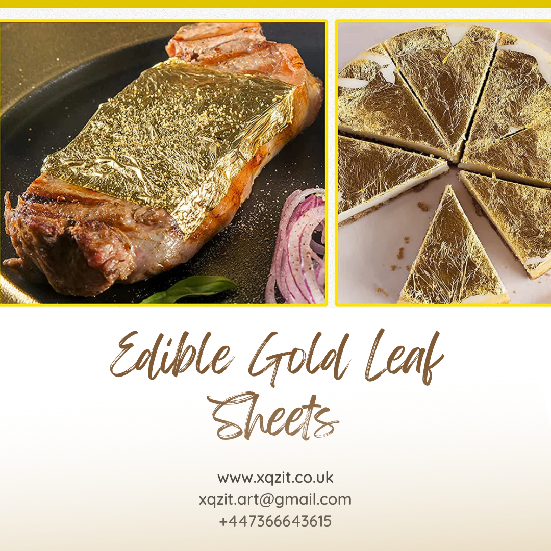 Shine with Edible Gold Leaf Sheets in Your Gourmet Dishes